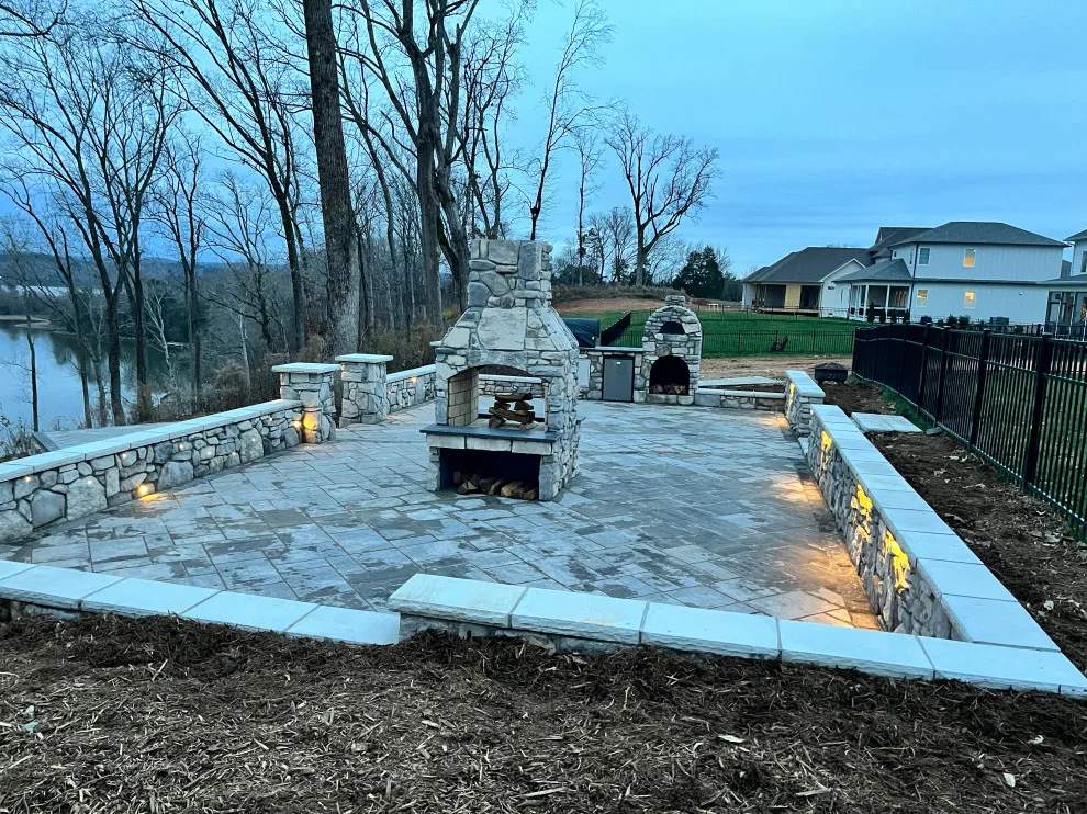 Lakeview Outdoor Kitchen and Patio by Crider Landscaping - Photo 4