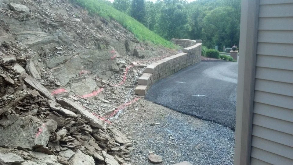 Extensive Retaining Wall and Outdoor Space Renovation by Shaylor's Ponds & Patios - Photo 9