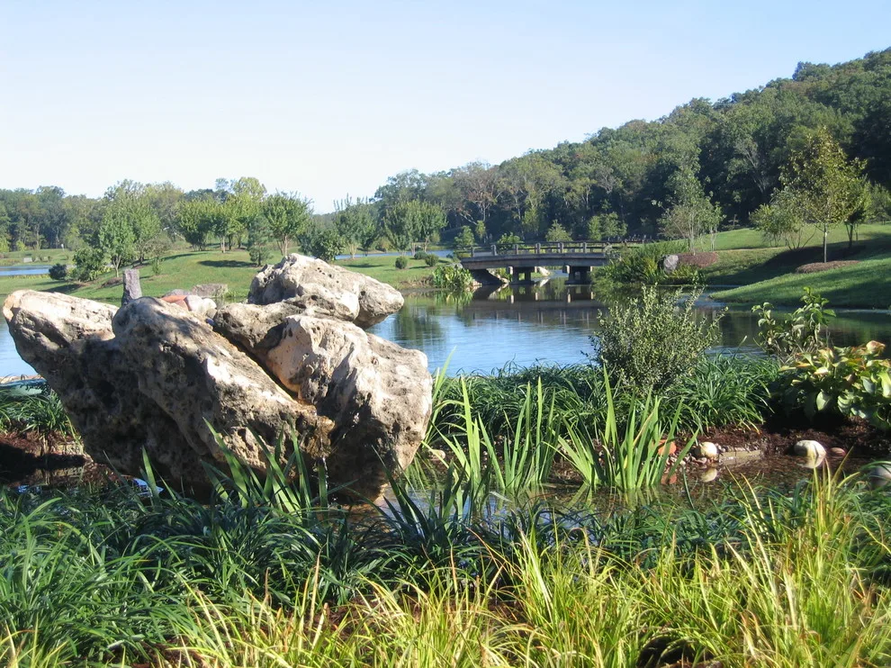 Lakefront Japanese Garden, Folk MO by Rost, Inc. - Photo 3