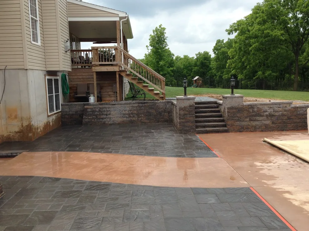 Wall and Patio Retention Project by JRS Landscaping LLC - Photo 3