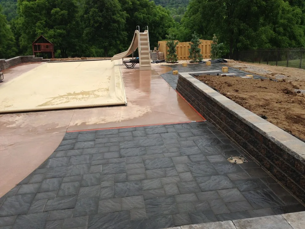 Wall and Patio Retention Project by JRS Landscaping LLC - Photo 2