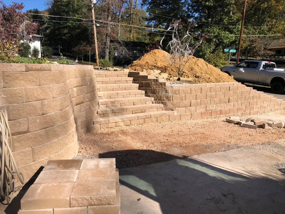 Retaining Wall for South Knoxville by Rhino Excavation - Photo 3