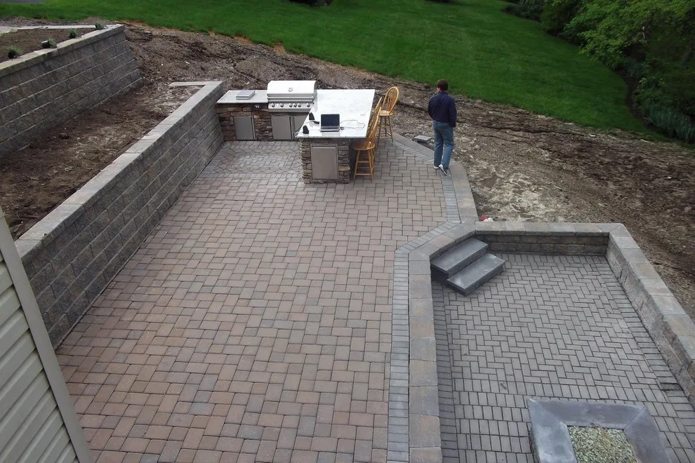 Dual-Level Patio and Kitchen by JRS Landscaping LLC - Photo 13