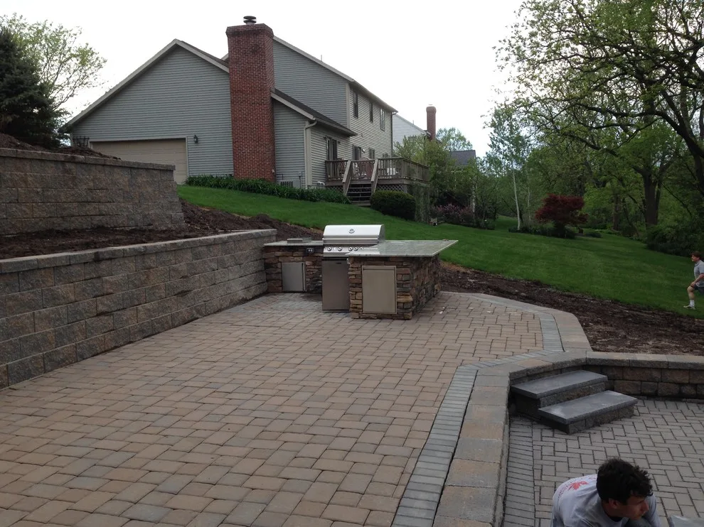 Dual-Level Patio and Kitchen by JRS Landscaping LLC - Photo 10