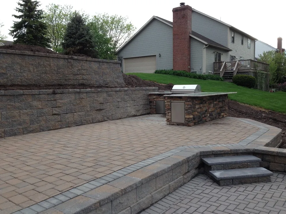 Dual-Level Patio and Kitchen by JRS Landscaping LLC - Photo 8