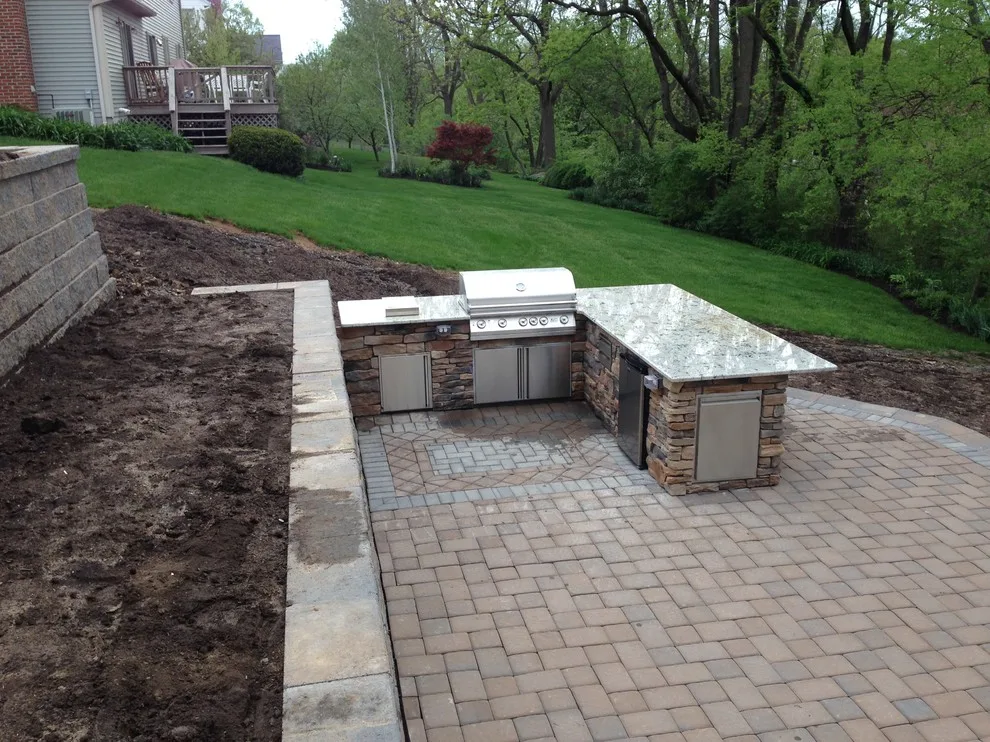 Dual-Level Patio and Kitchen by JRS Landscaping LLC - Photo 7