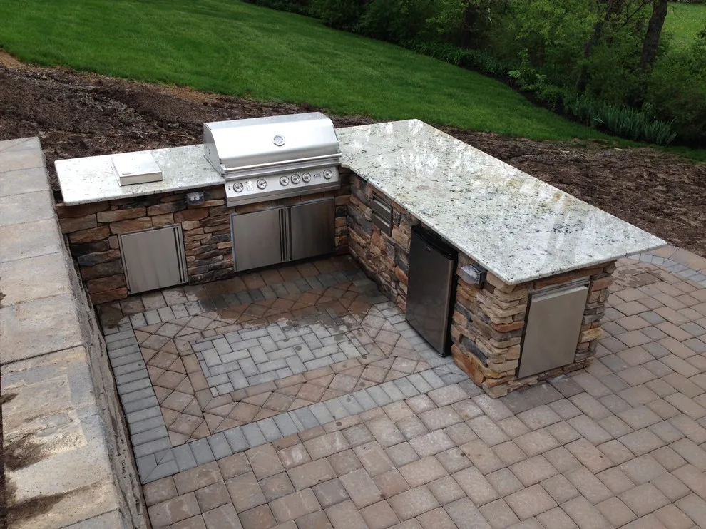 Dual-Level Patio and Kitchen by JRS Landscaping LLC - Photo 15