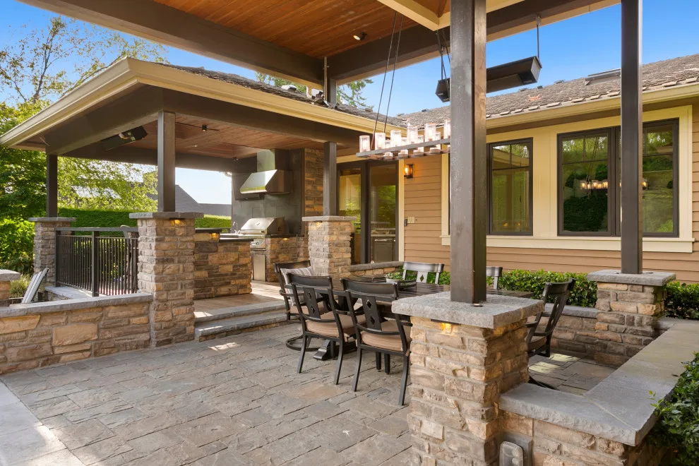 Yarrow Point Triangular Roof Outdoor Space by London Design Build - Photo 11