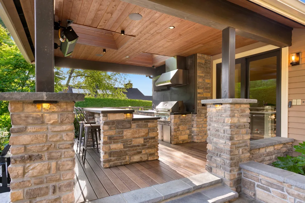 Yarrow Point Triangular Roof Outdoor Space by London Design Build - Photo 7