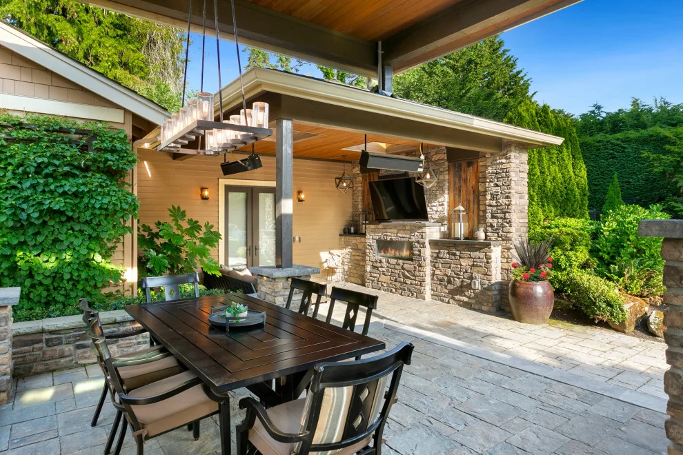 Yarrow Point Triangular Roof Outdoor Space by London Design Build - Photo 13