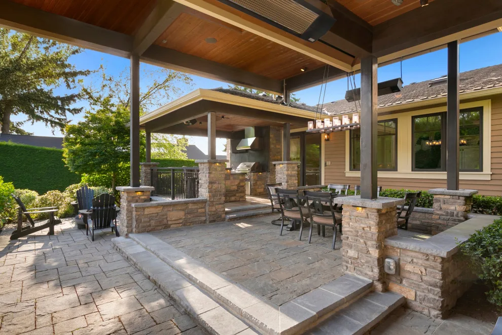 Yarrow Point Triangular Roof Outdoor Space by London Design Build - Photo 14