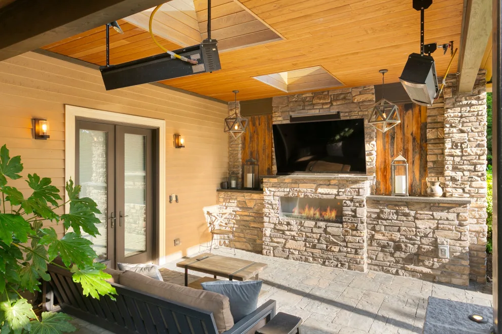 Yarrow Point Triangular Roof Outdoor Space by London Design Build - Photo 2