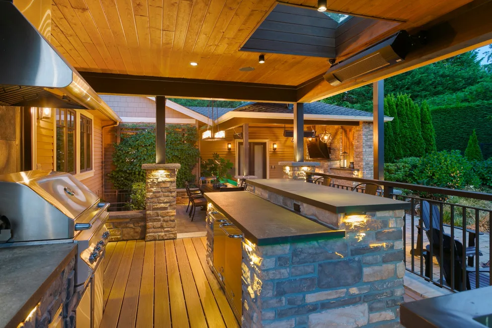 Yarrow Point Triangular Roof Outdoor Space by London Design Build - Photo 19