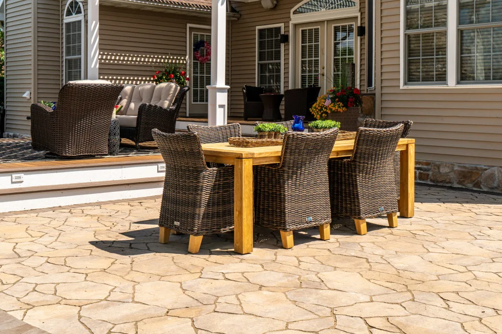 Triple Room Design for the Patio by Okaw Prairie Landscapes - Photo 10