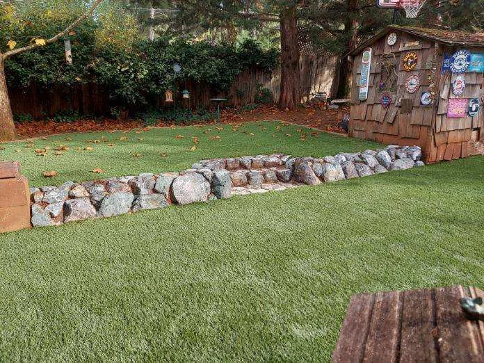 Synthetic Lawn Installation - Artificial Grass by Nickel Creek Landscape & Design - Photo 7