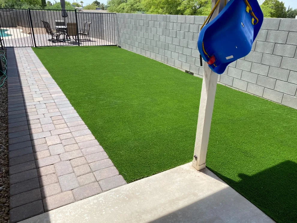 Synthetic turf and paving stones by AZ Custom Landscaping - Photo 4