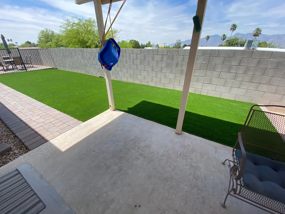 Synthetic turf and paving stones by AZ Custom Landscaping - Photo 6