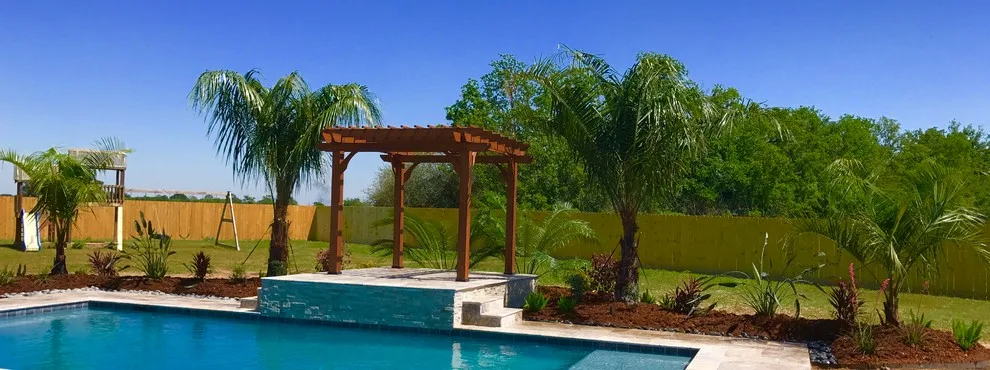 Outdoor Swimming Pool by Lollys Gardening - Photo 12