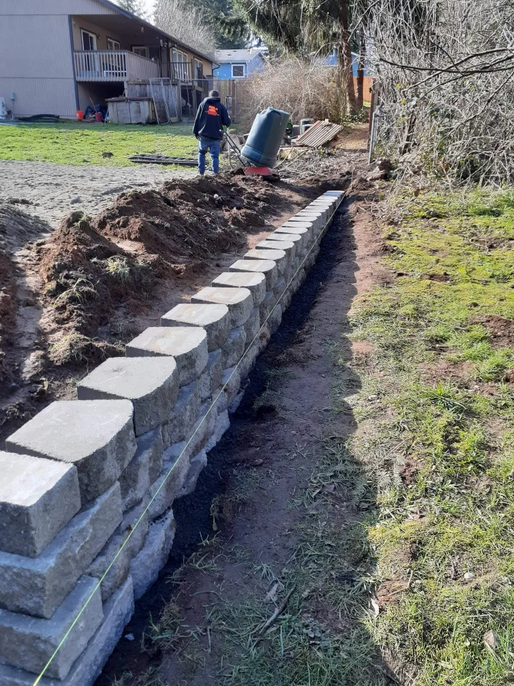 Retaining Wall Block by All Seasons Landscaping Of Mason County LLC - Photo 2
