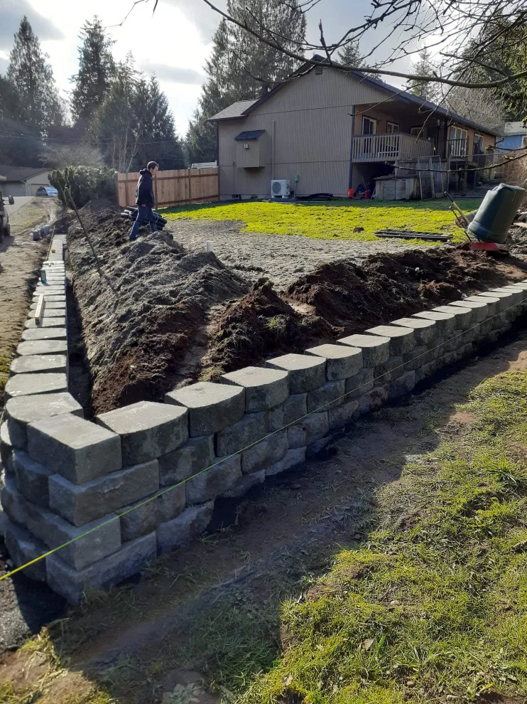 Retaining Wall Block by All Seasons Landscaping Of Mason County LLC - Photo 3
