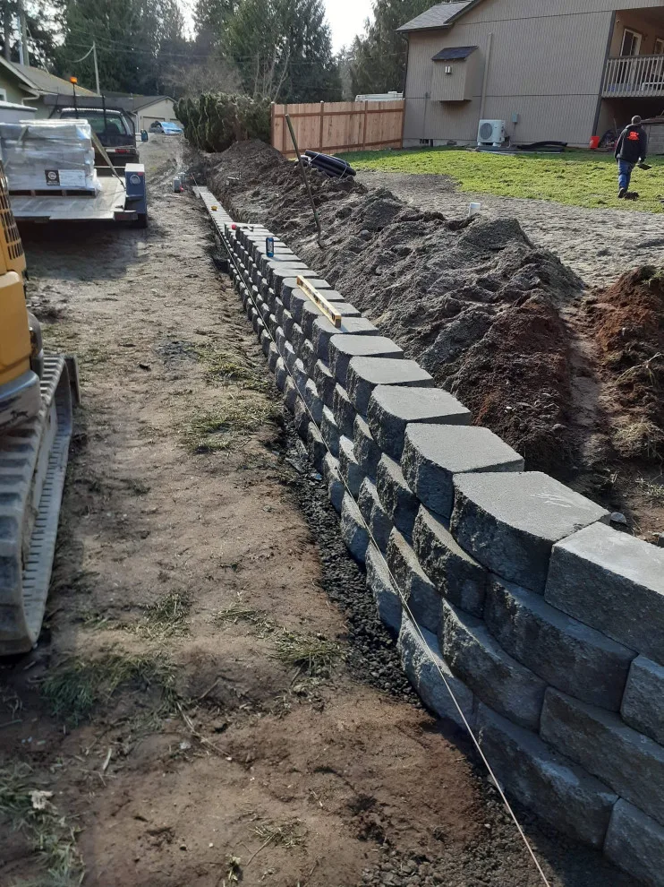 Retaining Wall Block by All Seasons Landscaping Of Mason County LLC - Photo 5