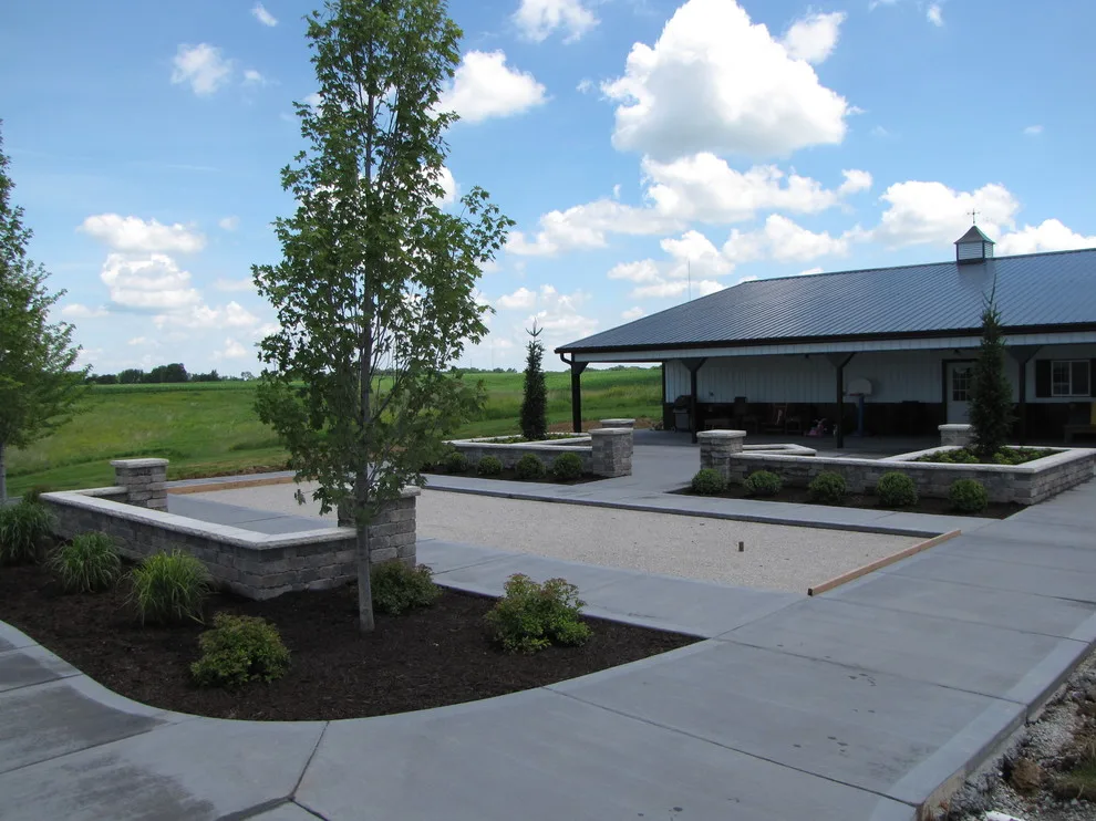 Bocce Ball Court and Fire Pit by Outdoor Innovations - Photo 8