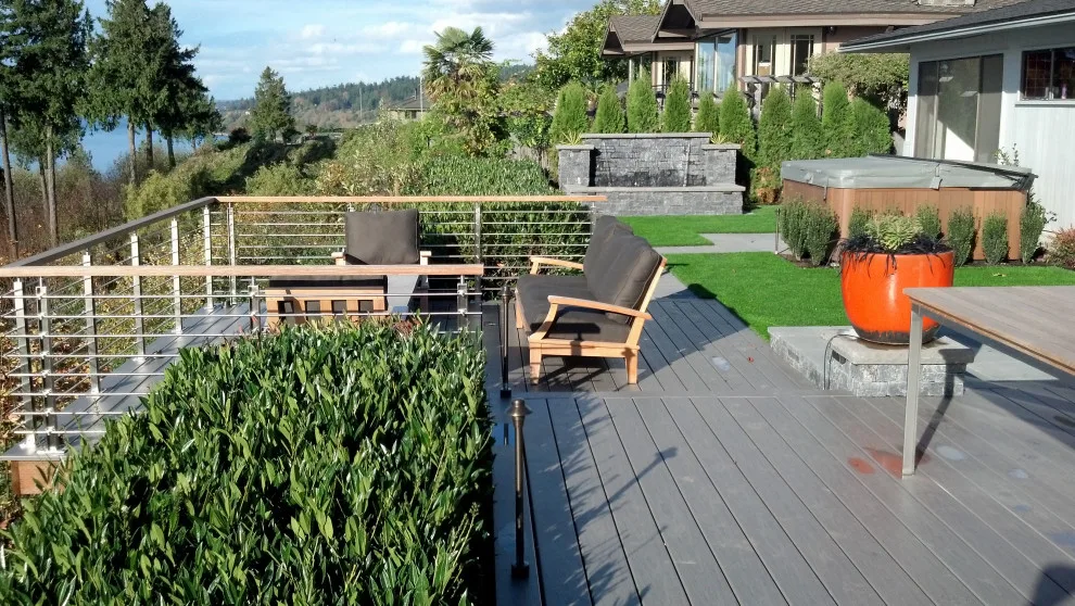 Seattle View Deck and Firepit by London Design Build - Photo 10