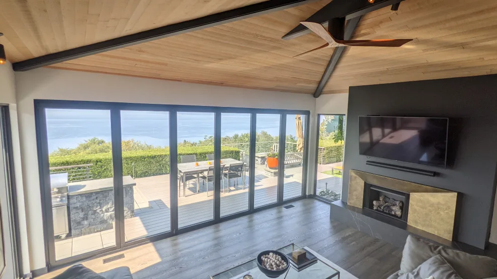 Seattle View Deck and Firepit by London Design Build - Photo 13