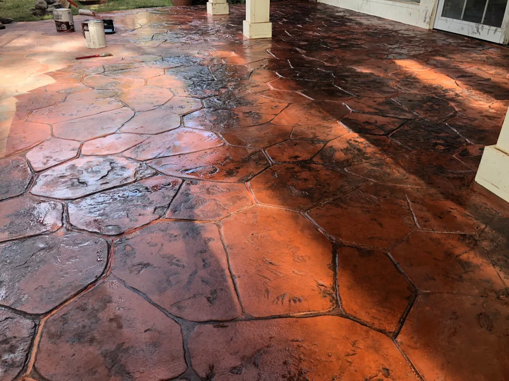 Personalized Entryway by Concrete Decorative Coating Systems - Photo 8