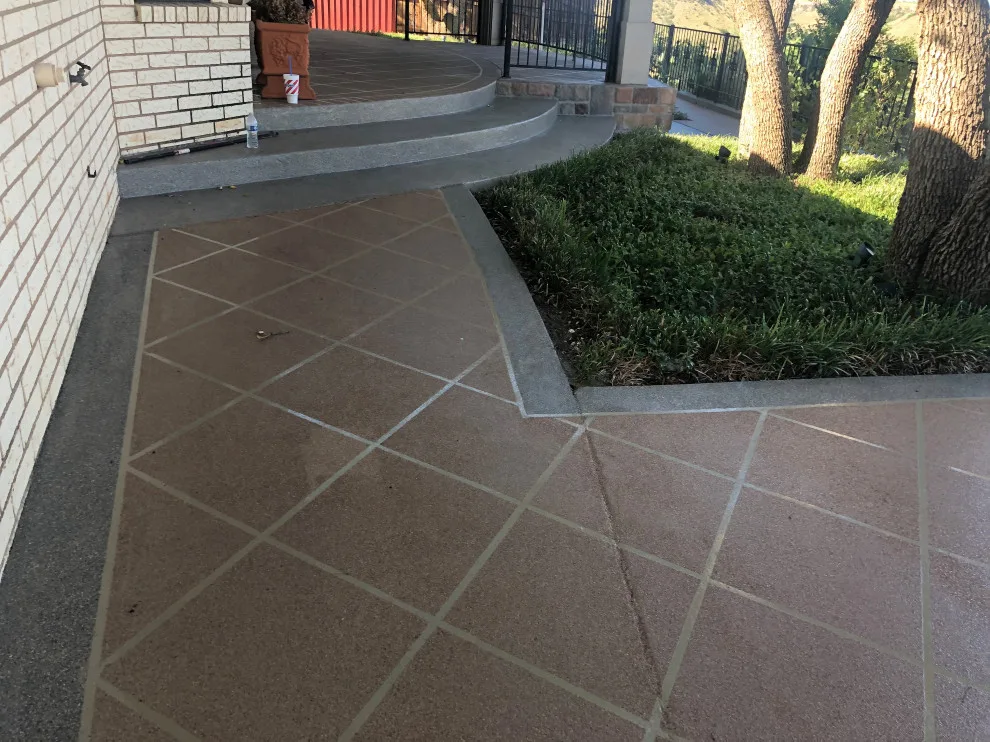 Personalized Entryway by Concrete Decorative Coating Systems - Photo 11
