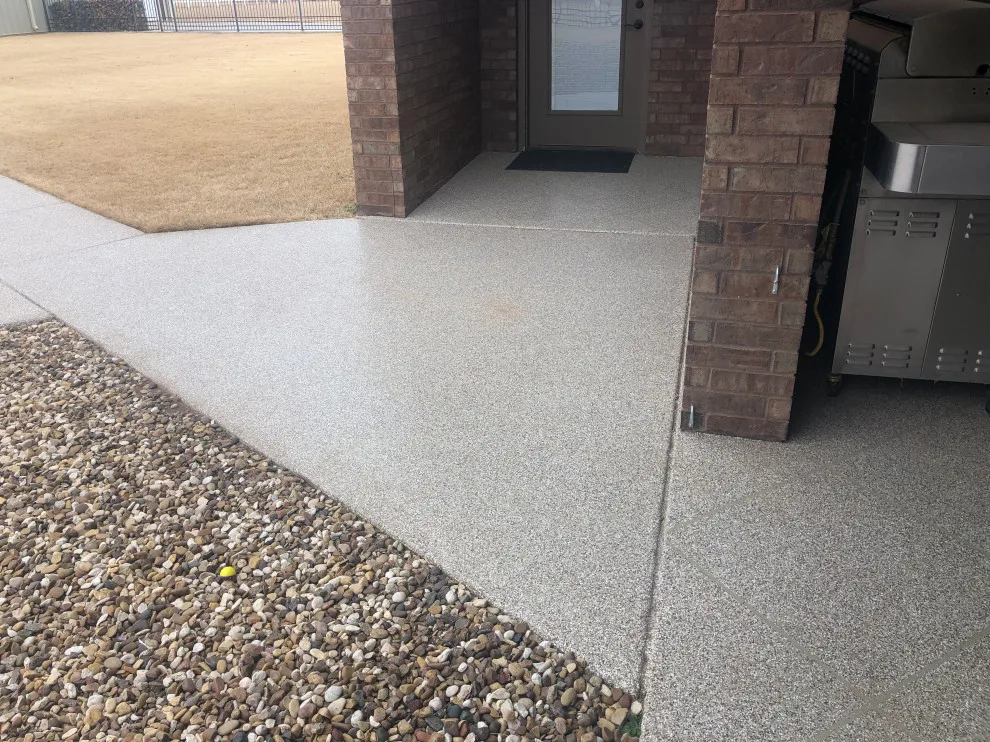 Personalized Entryway by Concrete Decorative Coating Systems - Photo 12