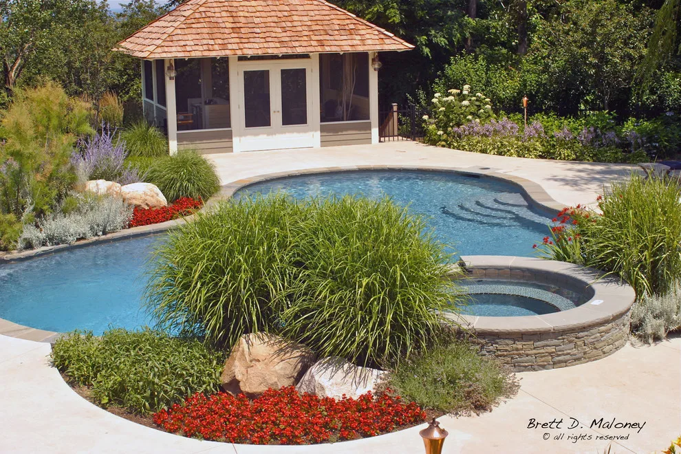 Countryside Pool Retreat by Brett Maloney Landscapes, LLC - Photo 6