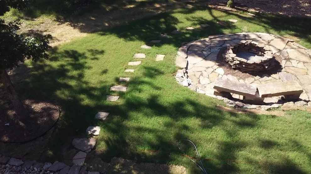 Bespoke Fire Pit and Turf Installation by 2 J's & Sons - Photo 3