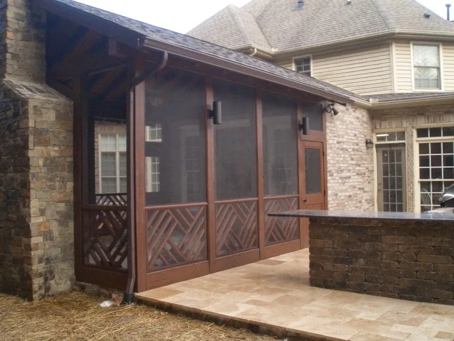 Patio with Deck Covering by Sequoyah Landscaping - Photo 6
