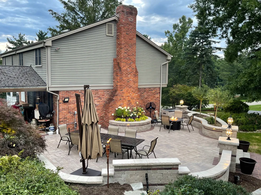 Spacious Patio for Families by Schellhaas Landscape Construction - Photo 6