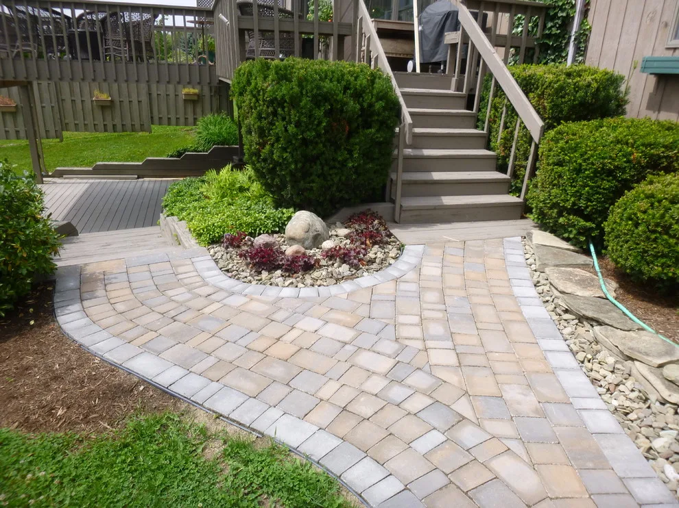 Outdoor Fireplace and Stone Pathway by Marlinski Landscape & Stone Work - Photo 4