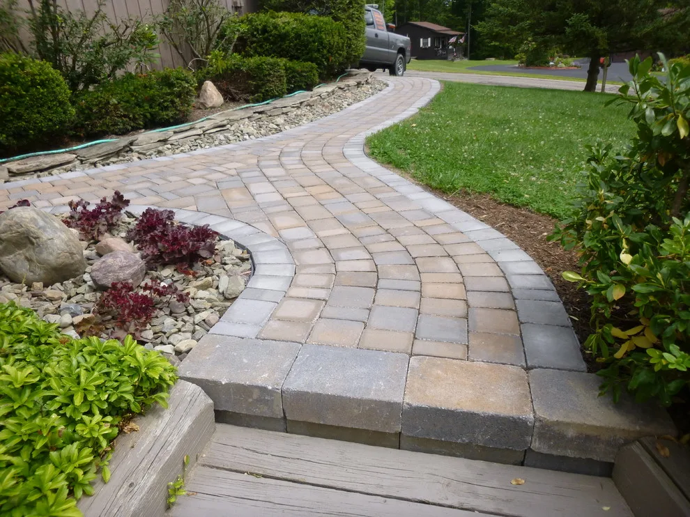 Outdoor Fireplace and Stone Pathway by Marlinski Landscape & Stone Work - Photo 3