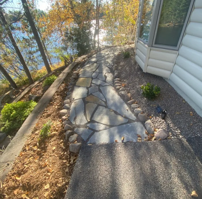 Lake Fish Flagstone - Duluth, MN by CHS Superior Landscaping - Photo 2