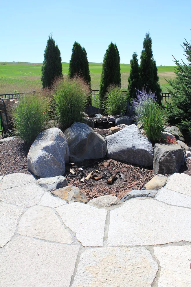 Stone Patio and Outdoor Fireplace by The Bruce Company - Photo 15