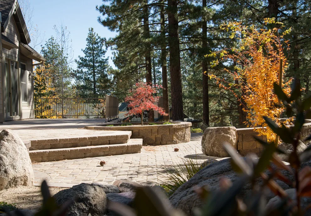 Backyard Renovation for a Forest Home by Gail Willey Landscaping & Colorock - Photo 15