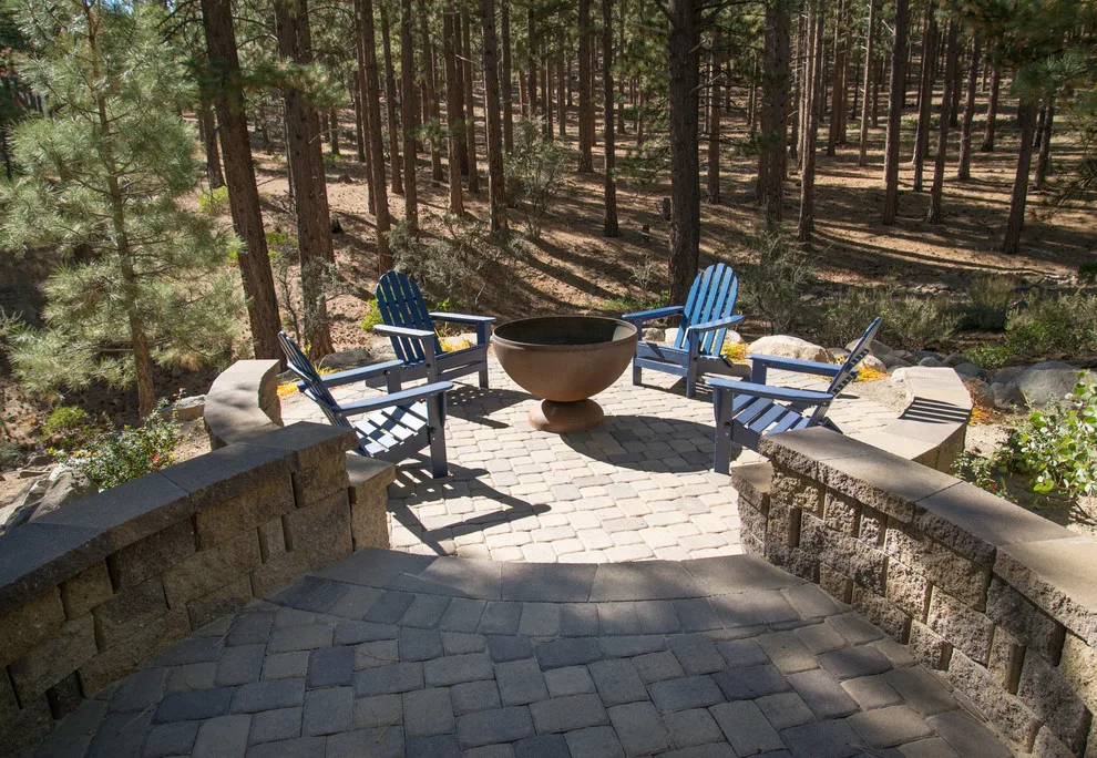 Backyard Renovation for a Forest Home by Gail Willey Landscaping & Colorock - Photo 3