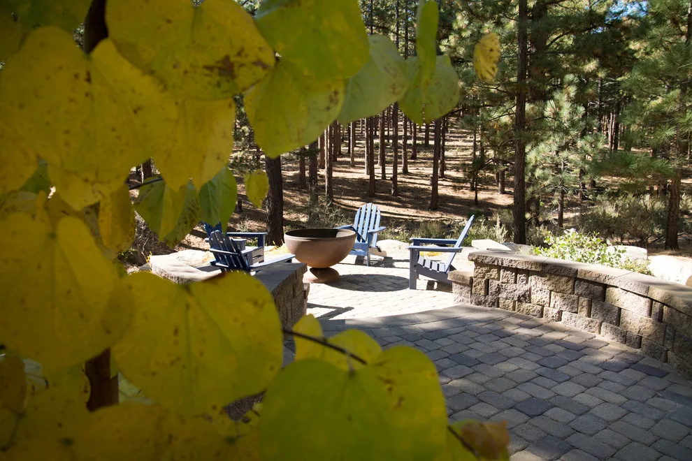 Backyard Renovation for a Forest Home by Gail Willey Landscaping & Colorock - Photo 4