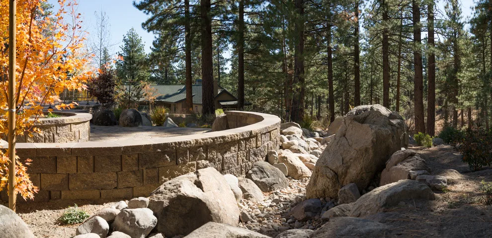 Backyard Renovation for a Forest Home by Gail Willey Landscaping & Colorock - Photo 6