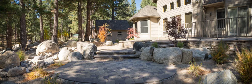 Backyard Renovation for a Forest Home by Gail Willey Landscaping & Colorock - Photo 12