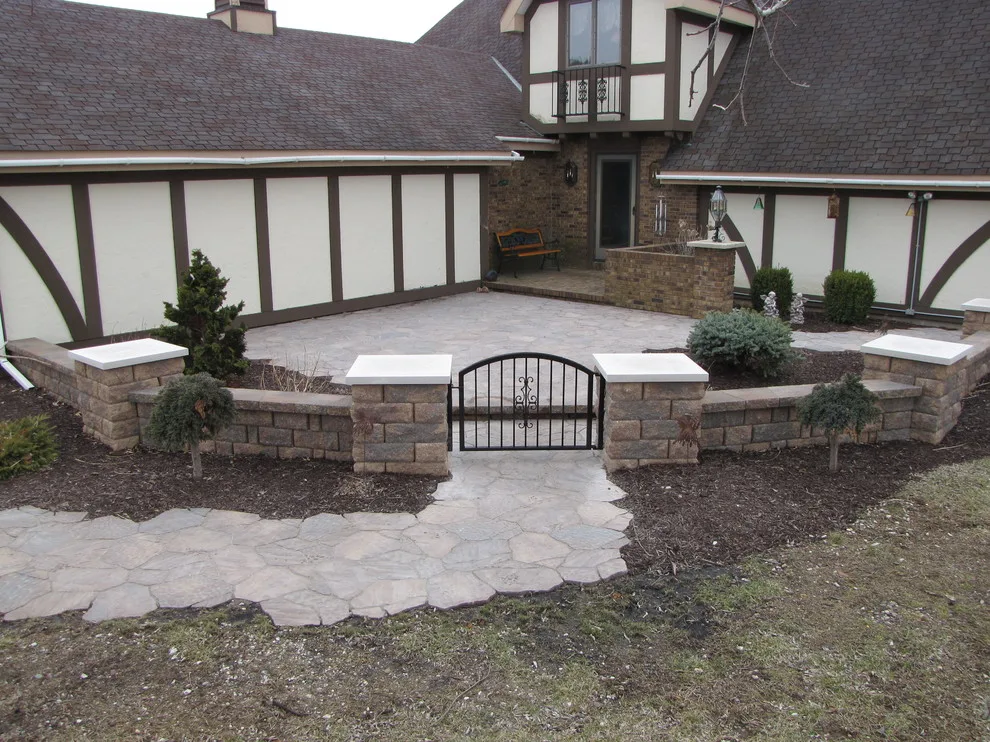 Courtyard Entrance at the Front by Outdoor Innovations - Photo 3