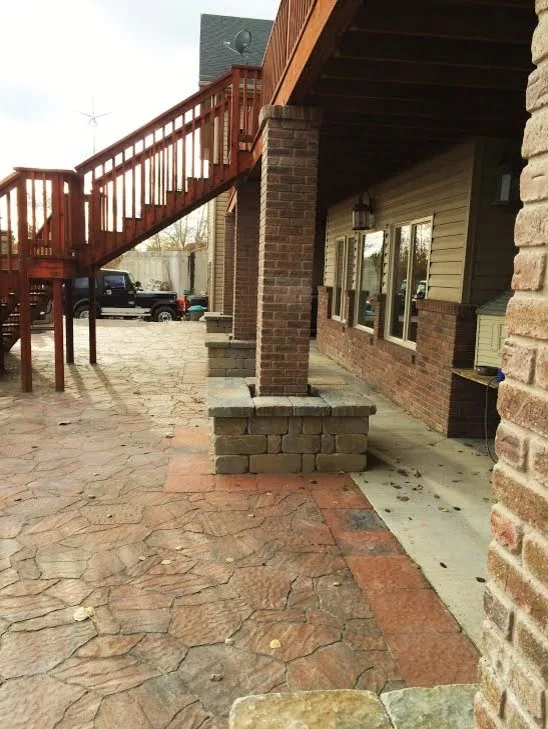 Personalized Paver Patio with Fireplace by Norlen Landscaping, LLC - Photo 4