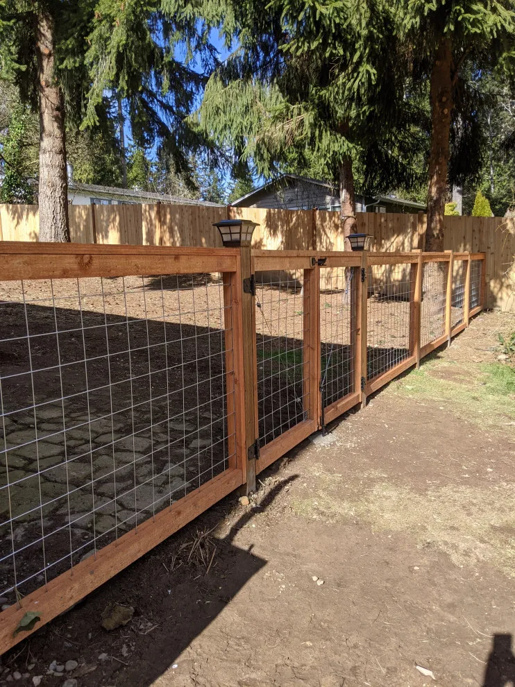 Hog Wire Fencing Panels, Caps, and Custom Gates by All Seasons Landscaping Of Mason County LLC - Photo 6
