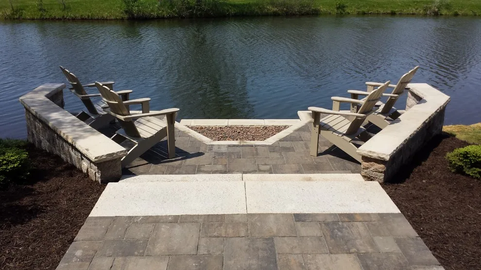 Eternal Horizon Fire Pit and Brick Patio by Outdoor Innovations - Photo 2
