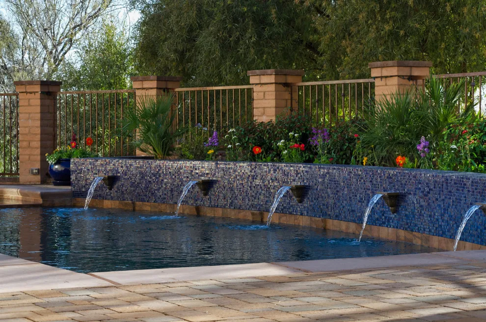 Desert Southwest Poolside Landscaping by Sonoran Gardens Landscape, Design & Construction - Photo 6