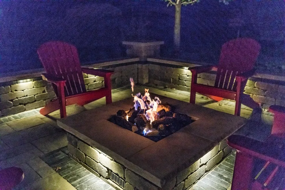 Outdoor Illumination Design by Okaw Prairie Landscapes - Photo 13